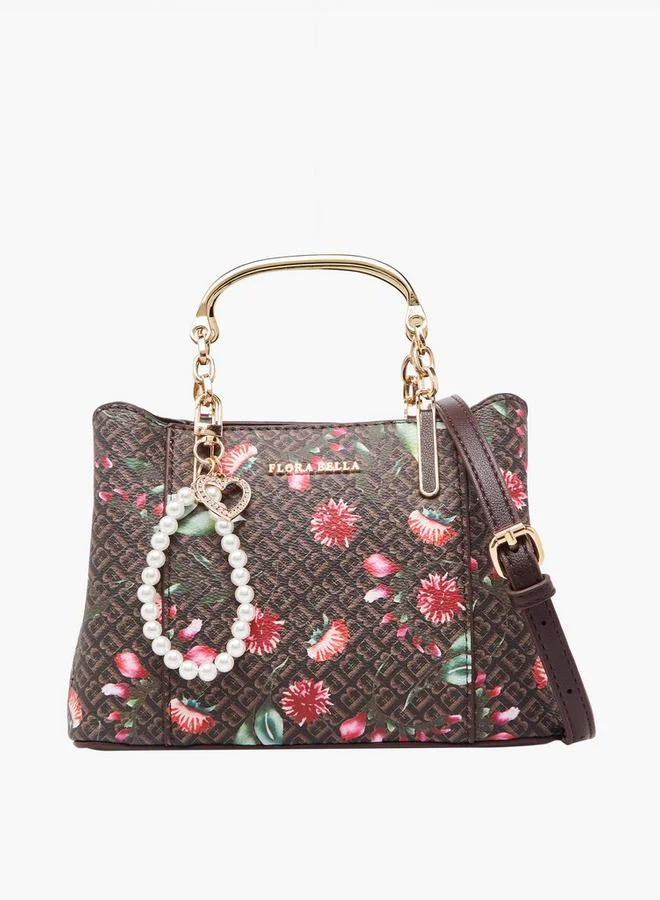 Flora Bella By Shoexpress Printed Tote Bag With Detachable Shoulder Strap